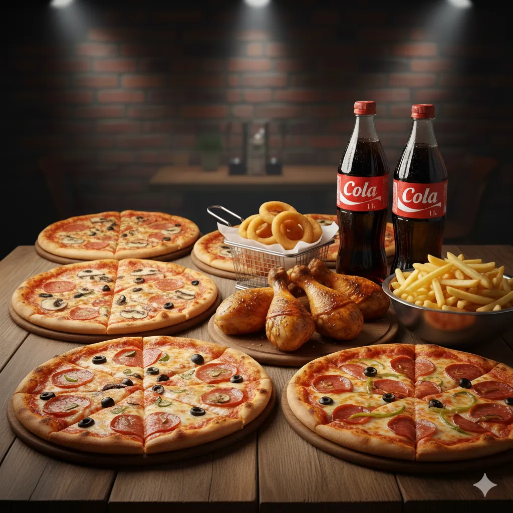 5'li Pizza Menü
