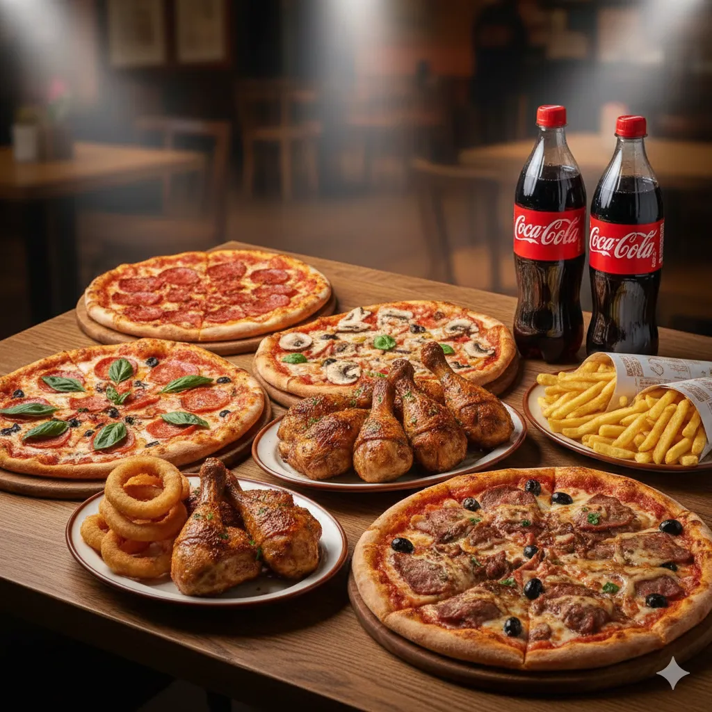 4'lü Pizza Menü